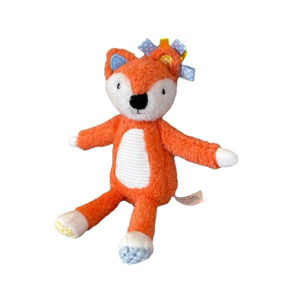 Make Believe Ideas Cutie Snuggables Easter Plush Stuffed Animal - Fox Ribbon Tag - Picture 1 of 7